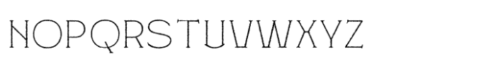 Aurlen Rough Regular Font LOWERCASE