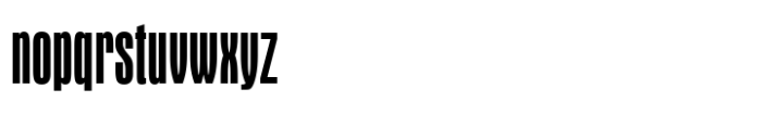 Aurora Std Condensed Font LOWERCASE