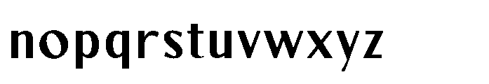 Aurova Bold Font LOWERCASE