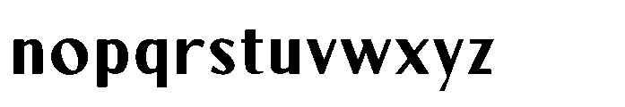 Aurova Extra Bold Font LOWERCASE