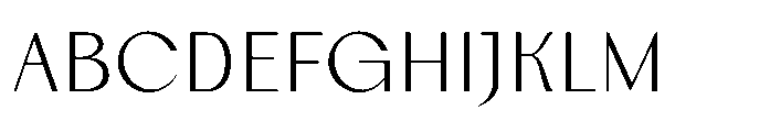 Aurova Extra Light Font UPPERCASE