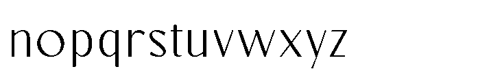 Aurova Extra Light Font LOWERCASE