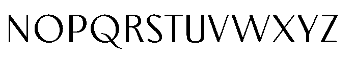 Aurova Light Font UPPERCASE