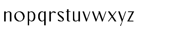 Aurova Light Font LOWERCASE