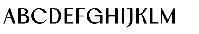Aurova Medium Font UPPERCASE