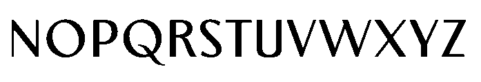 Aurova Medium Font UPPERCASE