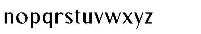 Aurova Medium Font LOWERCASE