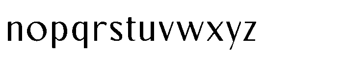 Aurova Regular Font LOWERCASE