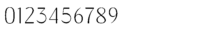Aurova Thin Font OTHER CHARS