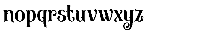 Auskane Regular Font LOWERCASE