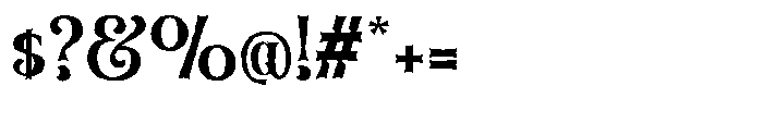 Auskane Rough Font OTHER CHARS