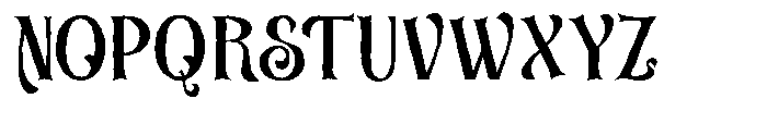 Auskane Rough Font UPPERCASE