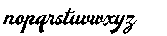 Auskey Font LOWERCASE
