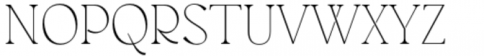 Austen Aesthetic Thin Font UPPERCASE