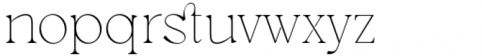 Austen Aesthetic Thin Font LOWERCASE