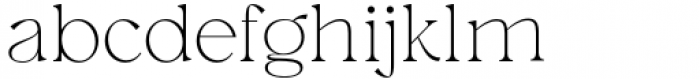 Austen Aesthetic Ultra Light Font LOWERCASE
