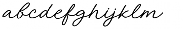 Austen Script Normal Font LOWERCASE