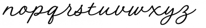 Austen Script Normal Font LOWERCASE