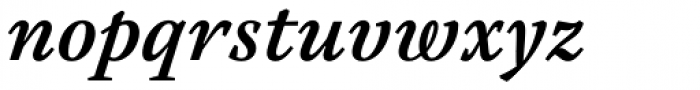 Austera Text Demibold Italic Font LOWERCASE