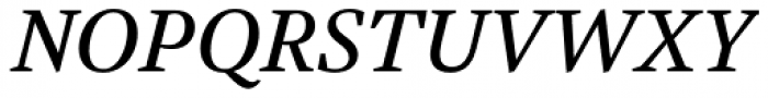 Austera Text Medium Italic Font UPPERCASE