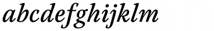 Austera Text Medium Italic Font LOWERCASE