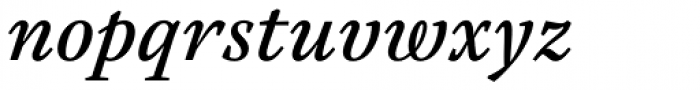 Austera Text Medium Italic Font LOWERCASE
