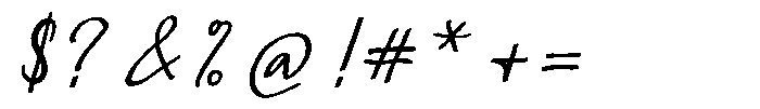 Austin Lilly Font OTHER CHARS