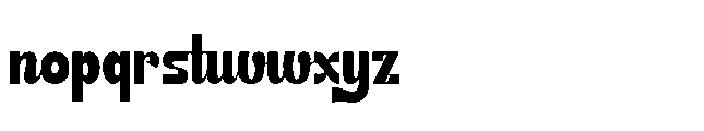 Austin Shocks Font LOWERCASE