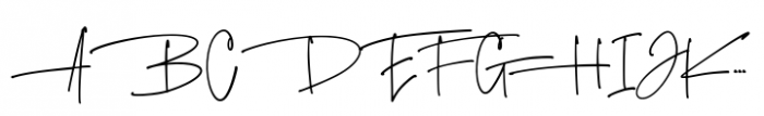 Austin Signature font Regular Font UPPERCASE