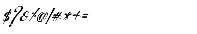 Austone Italic Font OTHER CHARS
