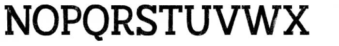 Austral Slab Rust Regular Font UPPERCASE