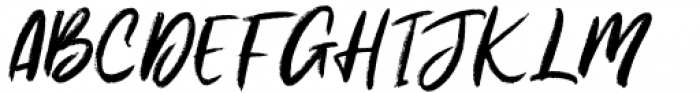 Australia Handwritten Italic Font UPPERCASE
