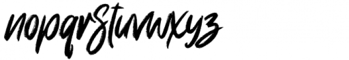 Australia Handwritten Italic Font LOWERCASE