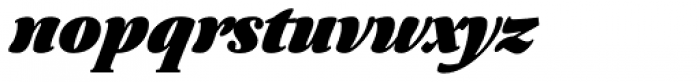 Australis Pro Heavy Italic Font LOWERCASE