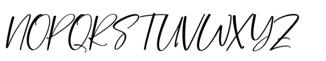 Austrian Capital Italic Font UPPERCASE