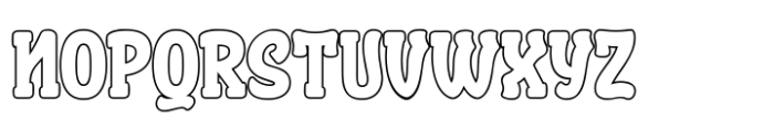 Ausyeik Outline Font UPPERCASE