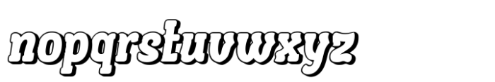 Ausyeik Shadow Salant Font LOWERCASE