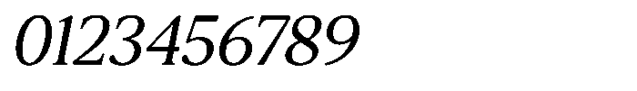 Autheka Italic Font OTHER CHARS