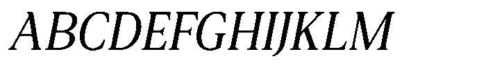 Autheka Italic Font UPPERCASE