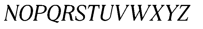 Autheka Italic Font UPPERCASE