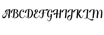 Authemia Regular Font UPPERCASE
