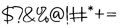 Authentic Glorian Font OTHER CHARS