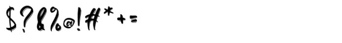 Authentic Satruh Regular Font OTHER CHARS