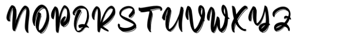 Authentic Satruh Regular Font UPPERCASE