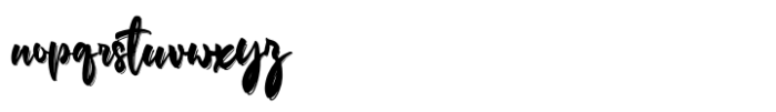 Authentic Satruh Regular Font LOWERCASE