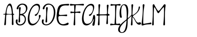 Authentic Signature Font UPPERCASE