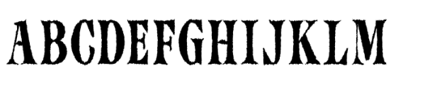 Authora Distressed Font UPPERCASE