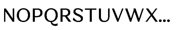 Autêntica Sans Regular Font UPPERCASE