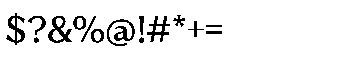 Autêntica Sans Var Regular Font OTHER CHARS