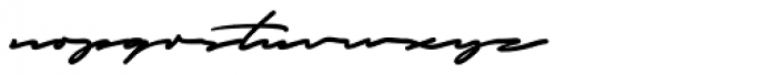 Autograf Font LOWERCASE